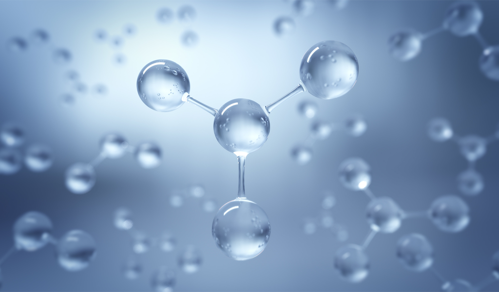 Bild eines aus drei Sauerstoffatomen bestehenden Molekül